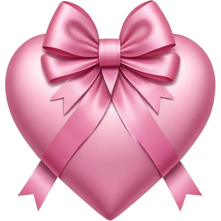 cute heart wrapped in pretty bows emoji