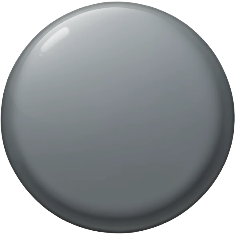 a round shaped stone emoji