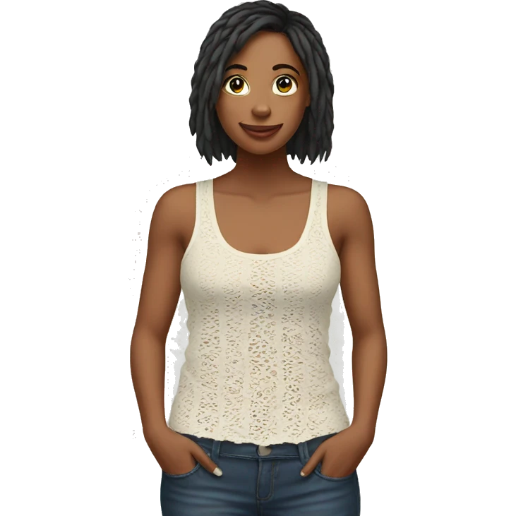 lacey tank top emoji