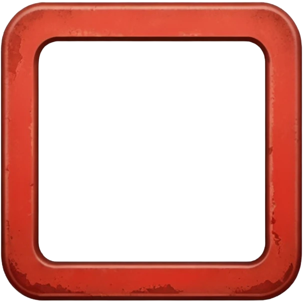 Como el de la izquierda arriba pero que tenga un borde rojo sencillo degradado  emoji