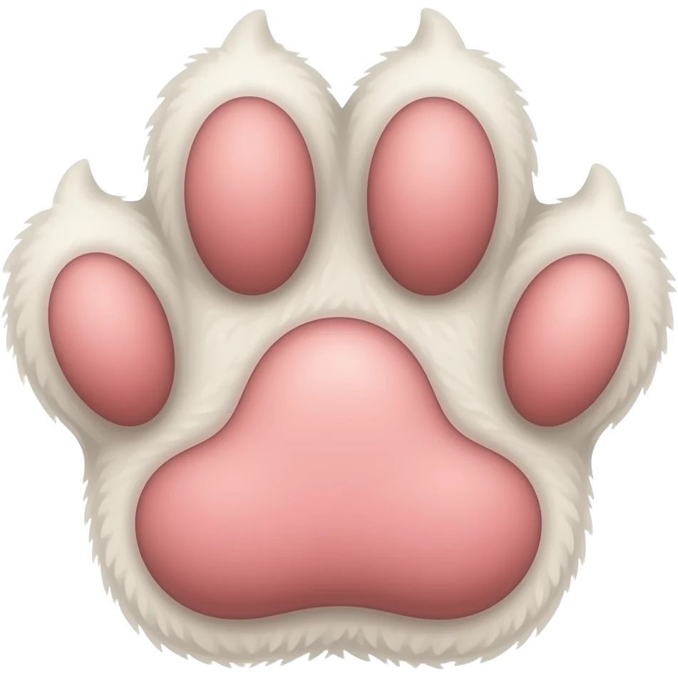 The cat's paw emoji