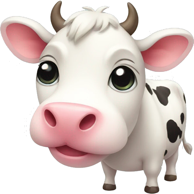 kawaii cow emoji