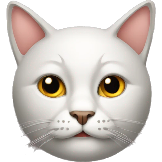 cat using nails emoji