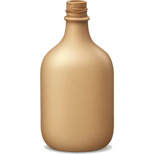 Beige bottle emoji