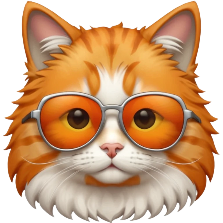 Cat wearing sunglasses emoji