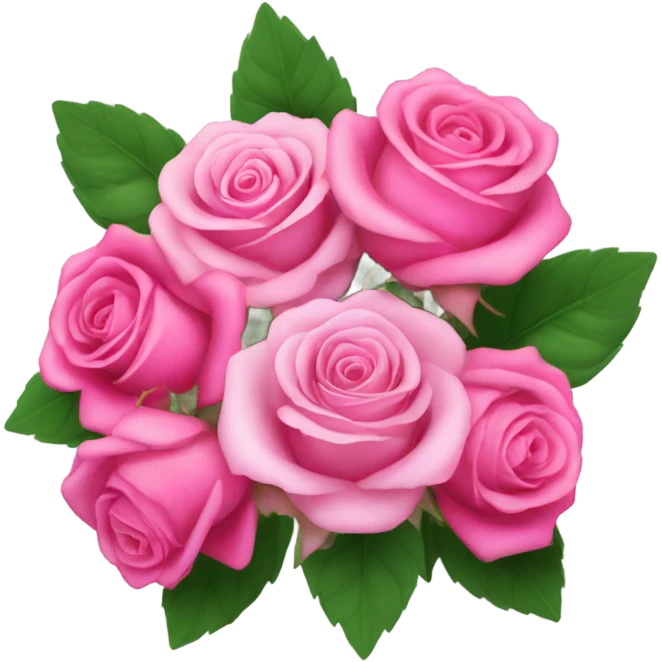 Pink roses emoji