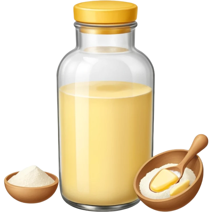 baking ingredients before preparation emoji