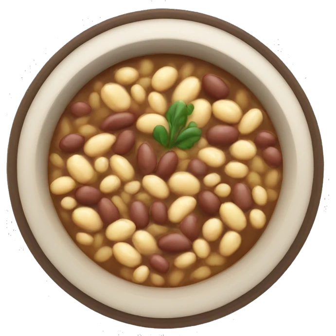 low water stew wit meat barley beans emoji
