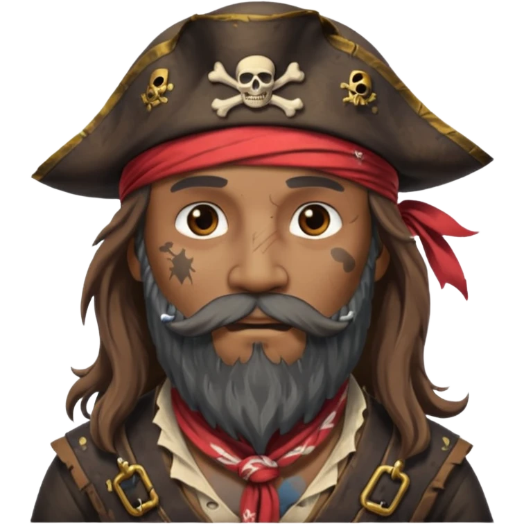 Pirate with Long Beard emoji
