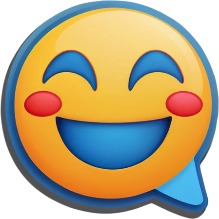 Emoji azul emoji
