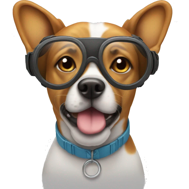 DOG WITH GOGGLE  emoji