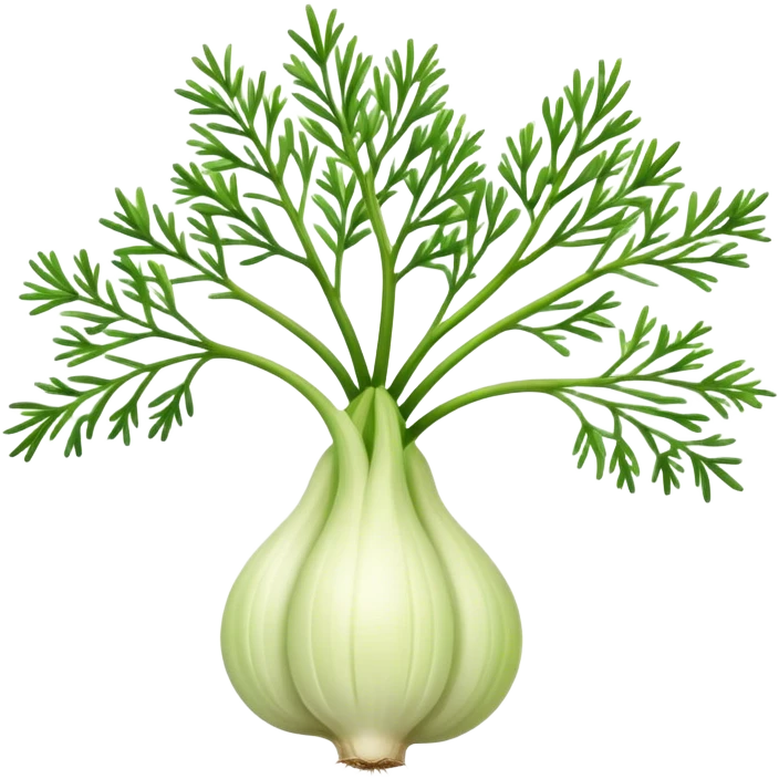 fennel bulb with 4 branches emoji
