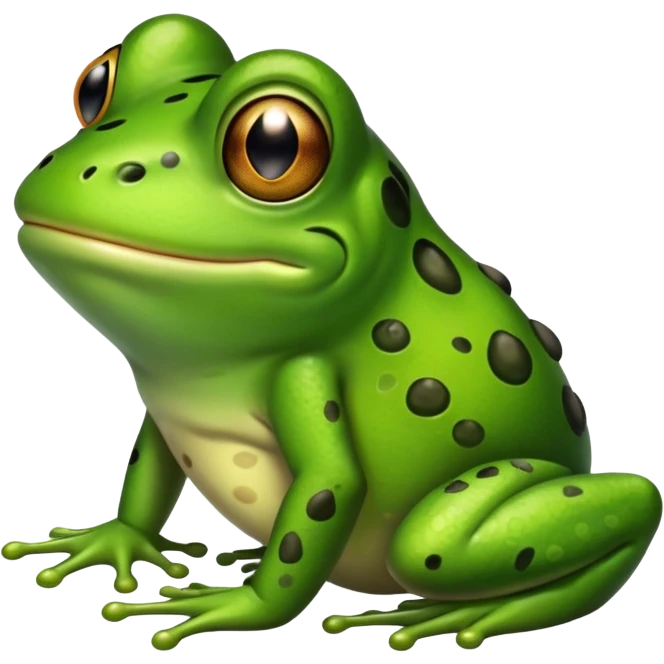 Frog pooping  emoji