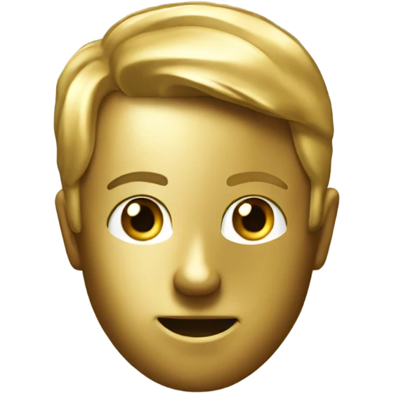 gold medial with number one on it emoji