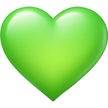 light green heart emoji