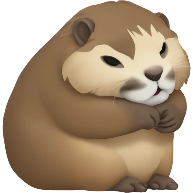 Marmotte qui dort emoji