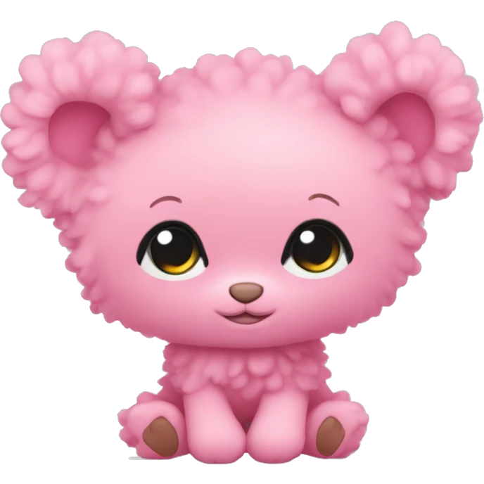 Pink coquette jellycat emoji