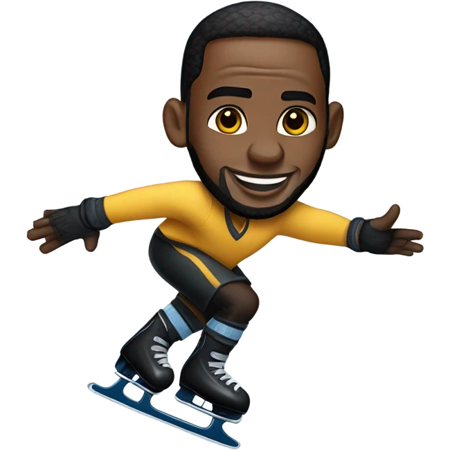 LeBron James ice skating  emoji