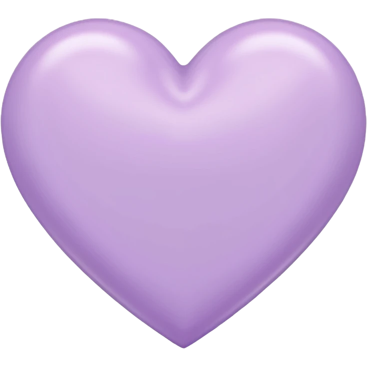 lilac heart emoji