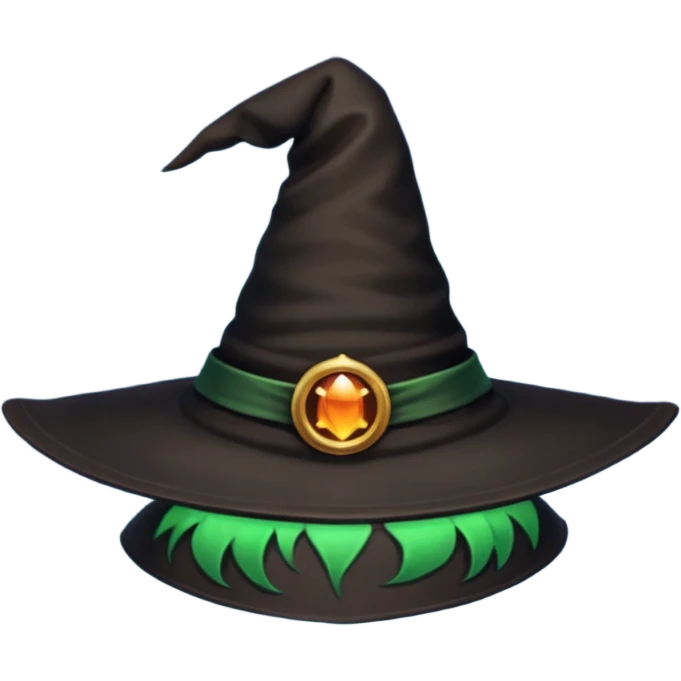 Chapéu de bruxa emoji