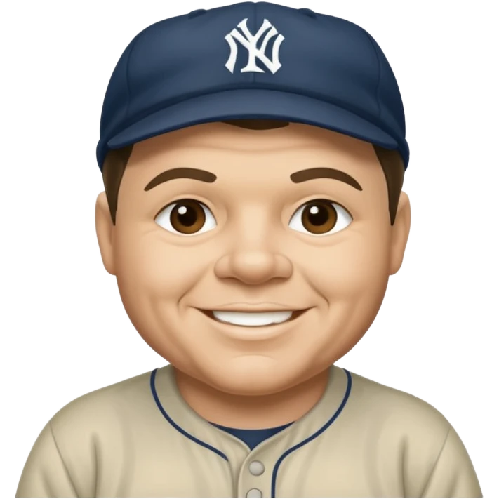 babe ruth but he’s caucasian emoji
