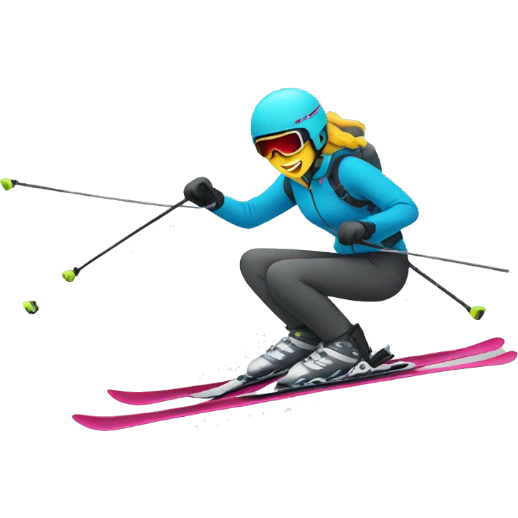 skiing emoji