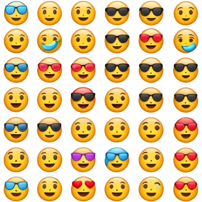 Aesthetic random iphone emojis emoji