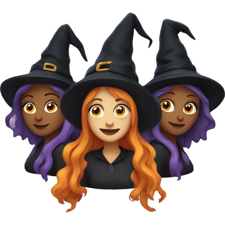 three witches emoji