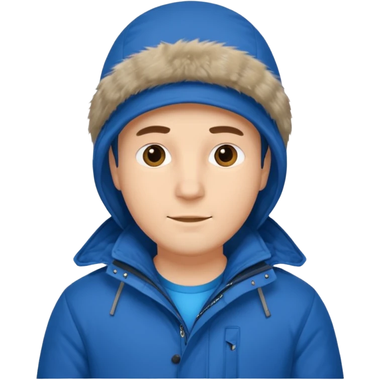 man in parka emoji
