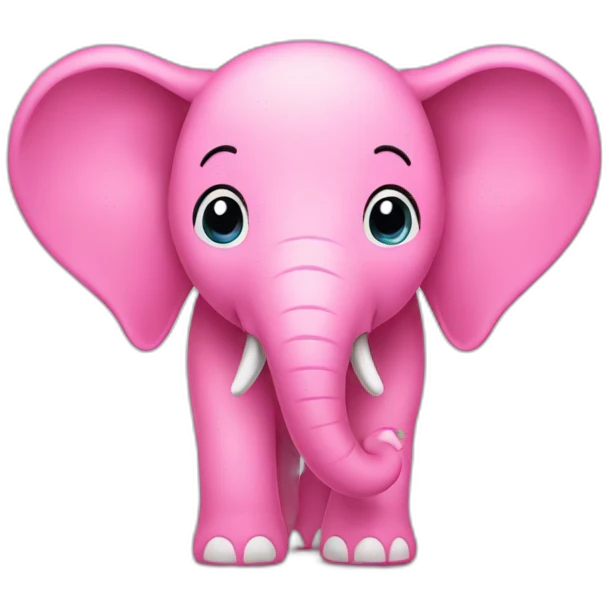 Pink elephant  emoji