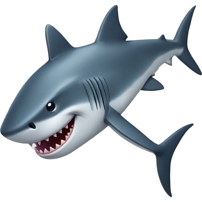 Shark with two teet emoji