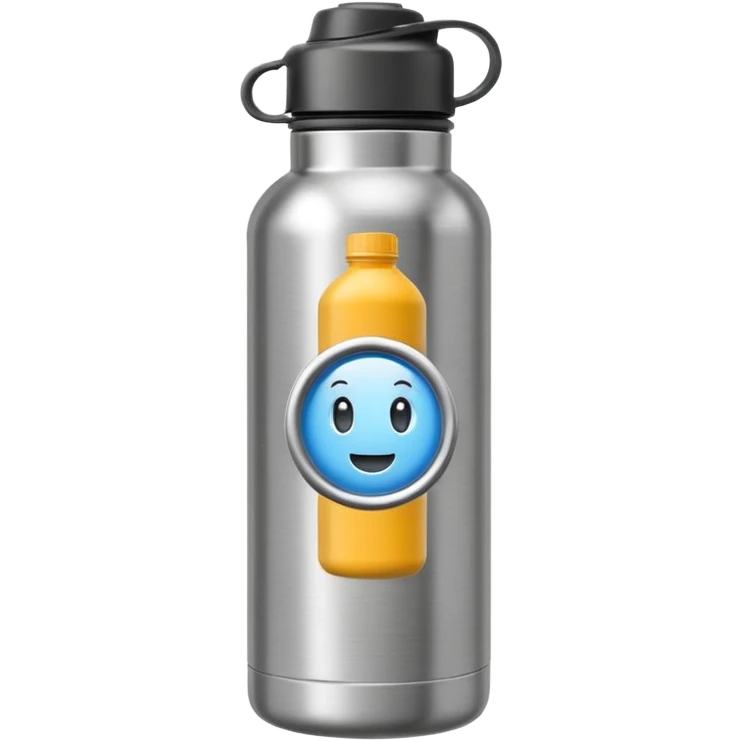 hiking inox water bottle emoji