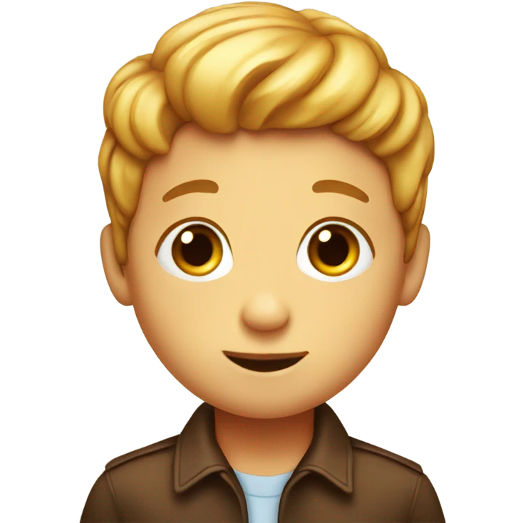 Brioche as a boy emoji