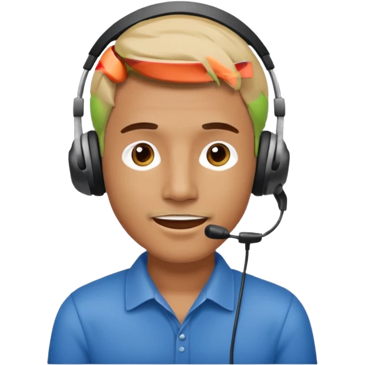 call center man emoji