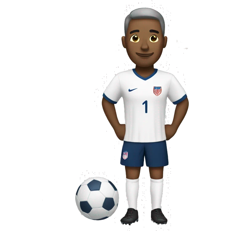 USA white man soccer emoji