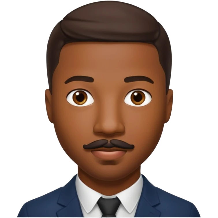 michael b jordan with stache emoji