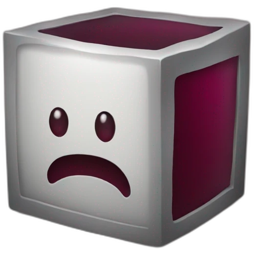 Cube of wine emoji