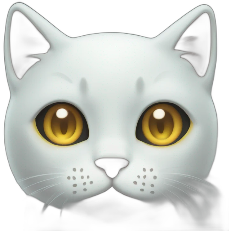 Ghost cat emoji
