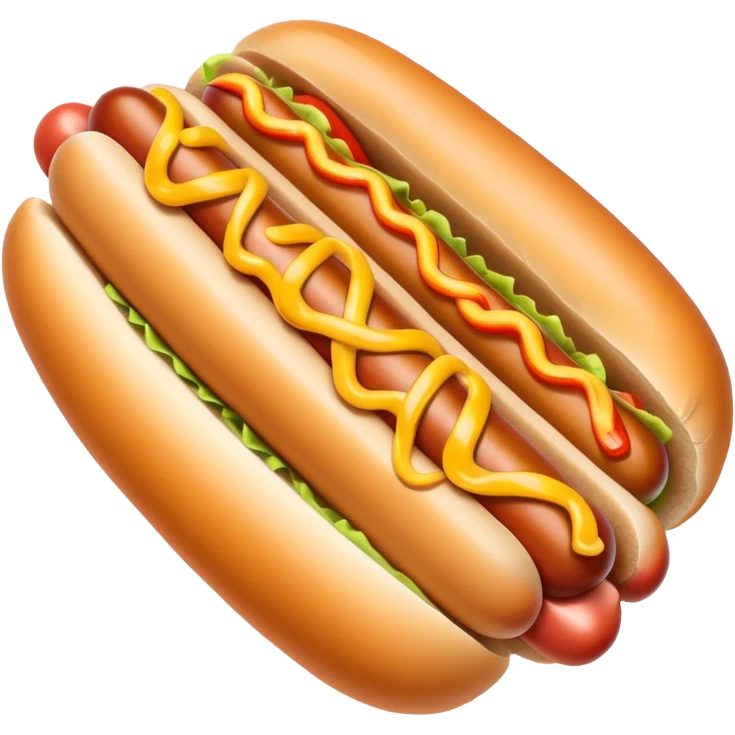 Hot dog  emoji