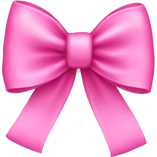 pink bows emoji