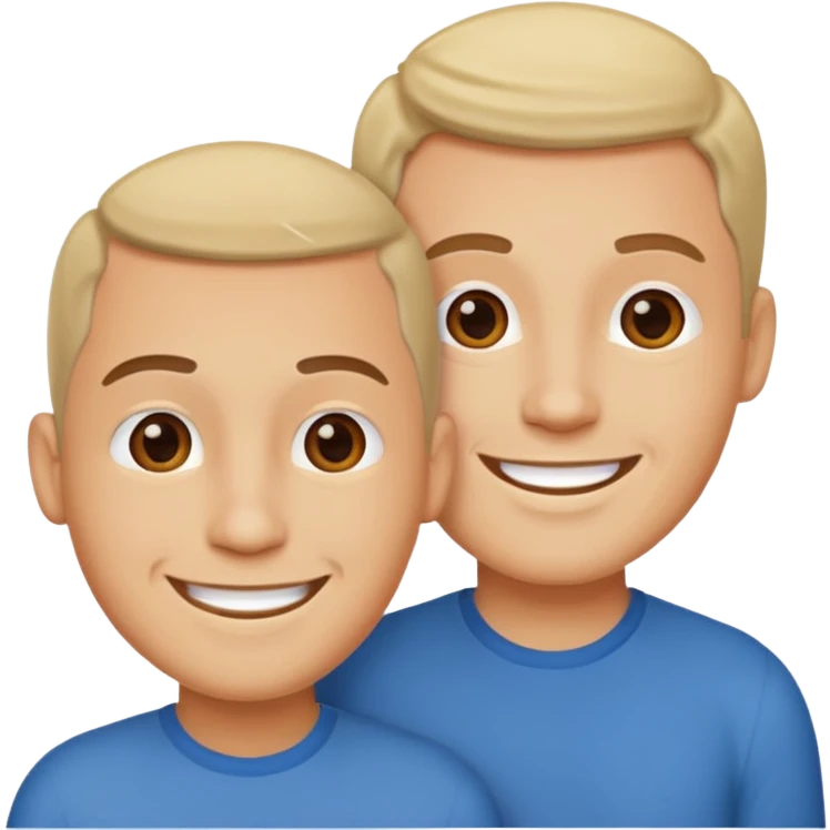 light-skinned men talking emoji