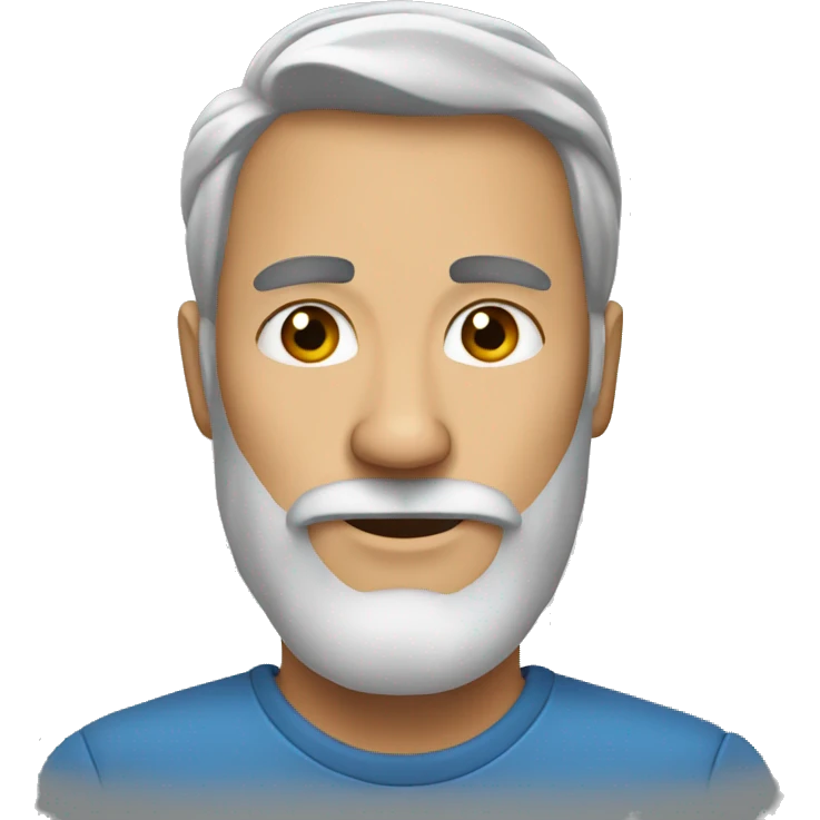matue male beard emoji