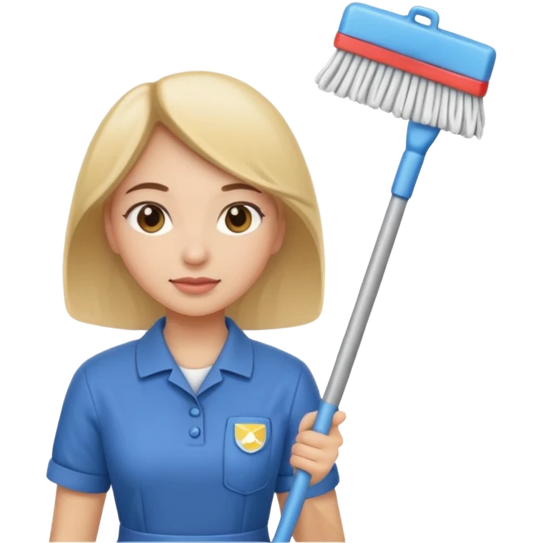 cleaning girl emoji