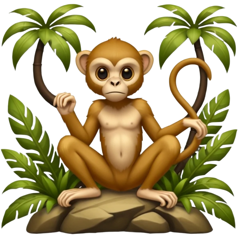 aztec spider monkey jungle animal emoji