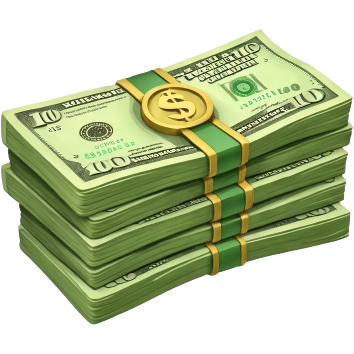 Falling value of the dollar emoji