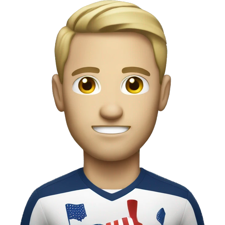 USA white man soccer emoji