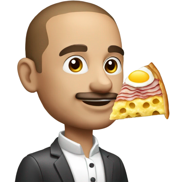 À Sarrazin galette with egg cheese and ham  emoji