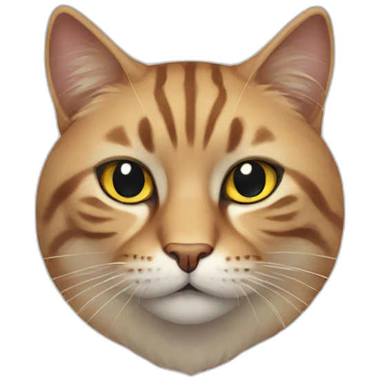 intense cat emoji