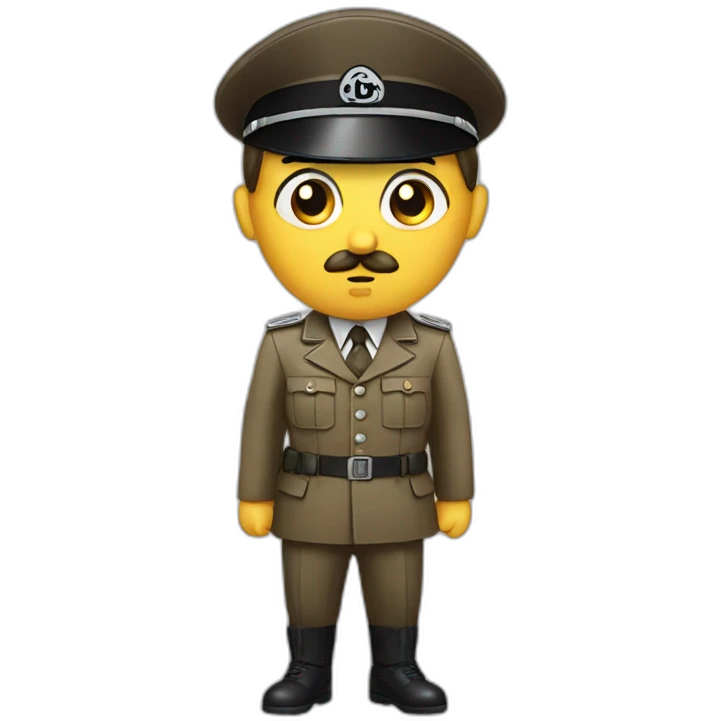 hitler avec son costume emoji