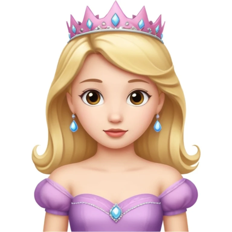 girls in a princess dress emoji